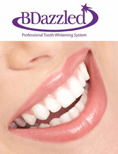 b'dazzled logo and smile