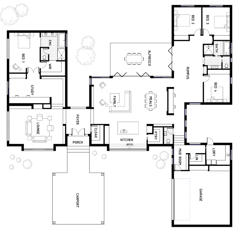 Floor Plan Friday: Designer & spacious family home