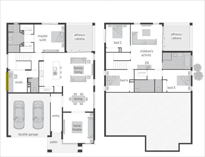 Split Level Homes Mcdonald Jones Parkland Floor Plan Lhs1 2546x1900 