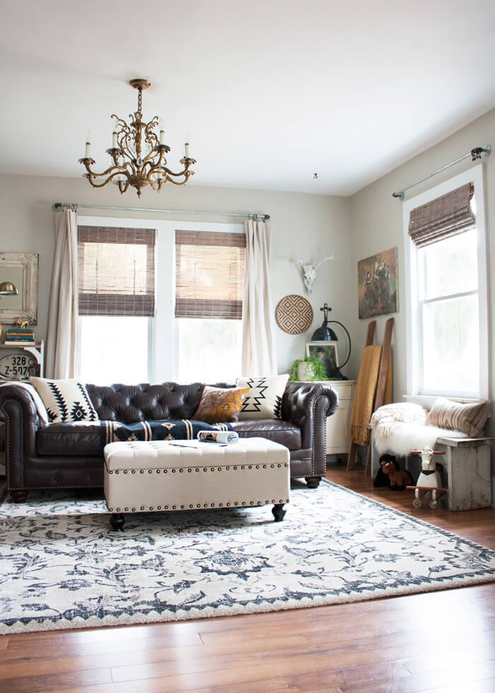 Eclectic-Boho-Living-Room-Makeover