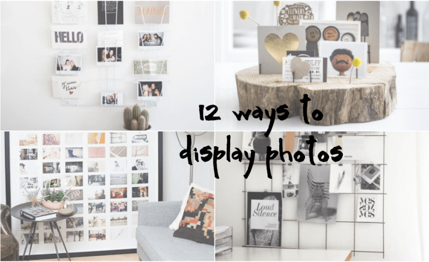 12 ways to display photos