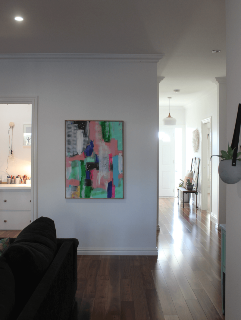 DIY timber frame canvas