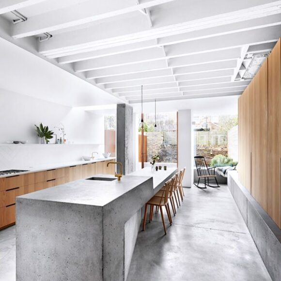 Concrete Kitchen Bench