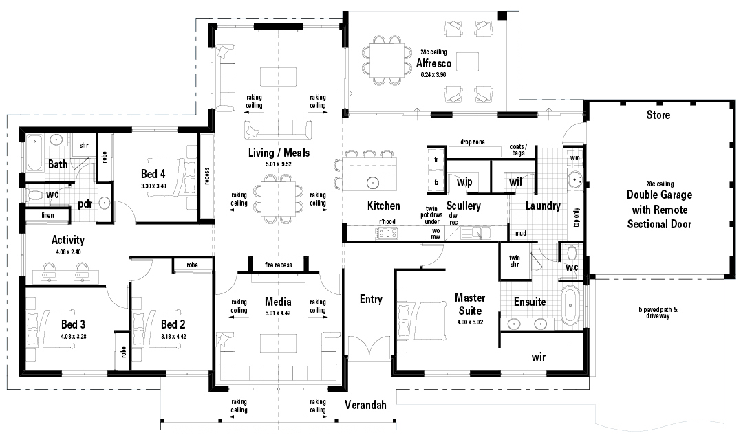 Floor Plan Friday A Modern Country Manor