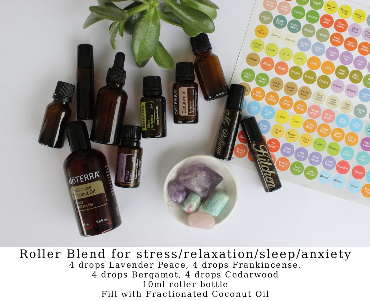 How to make an roller blend for relaxation and rest