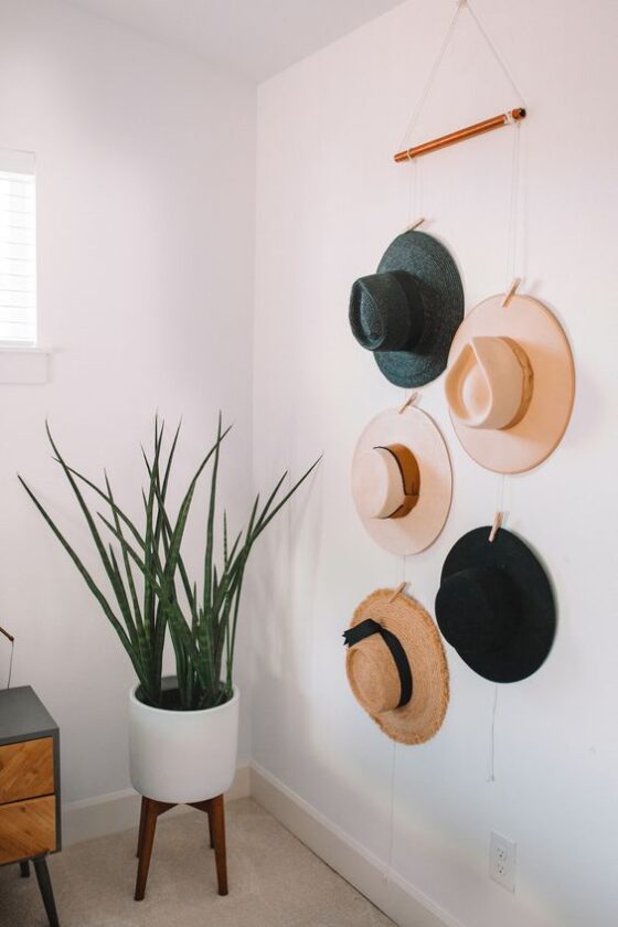 Create a Hat Wall Display