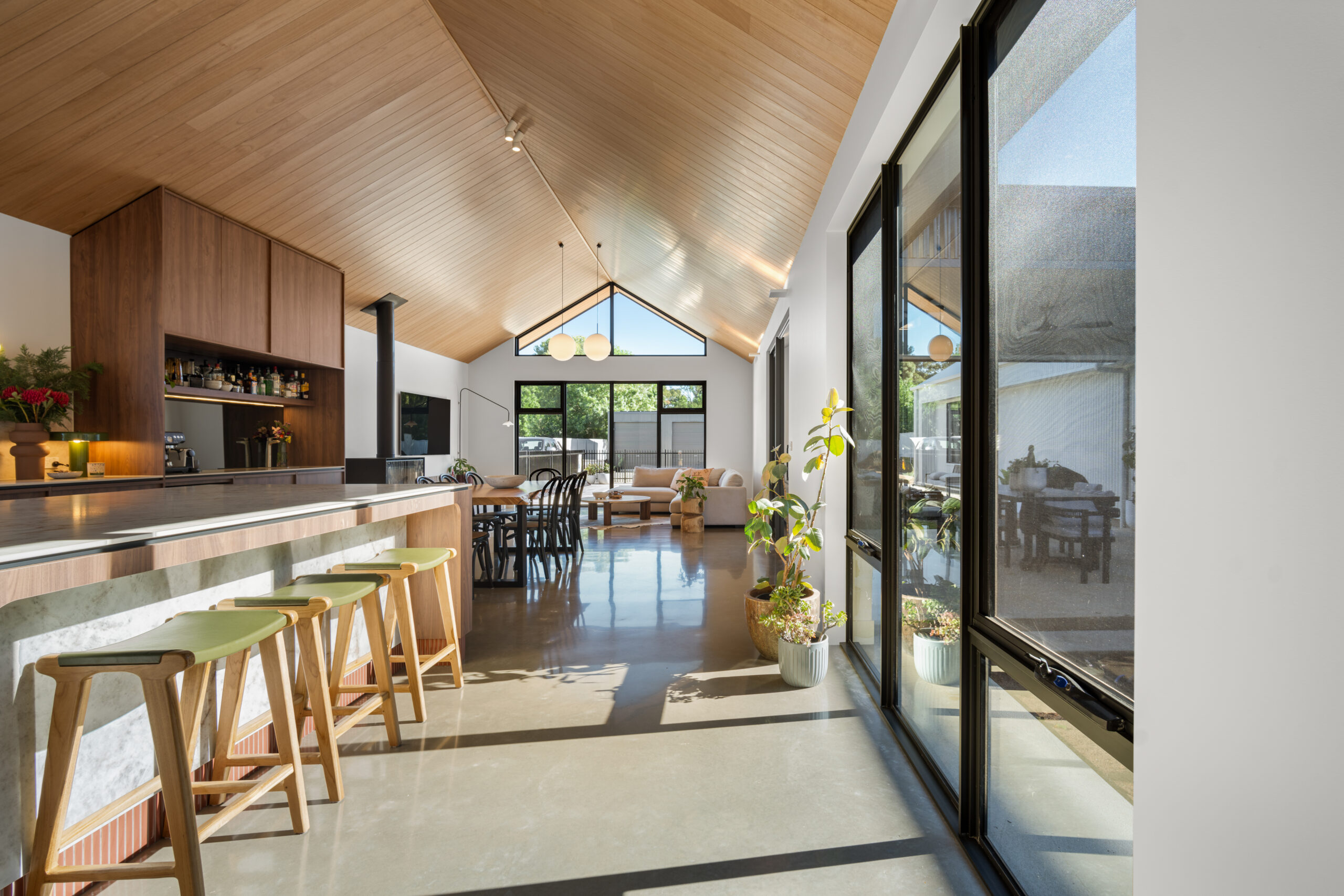 Interior of Katrina's 8-star energy efficient home in Wagga Wagga