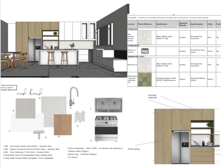 Kitchen concept render