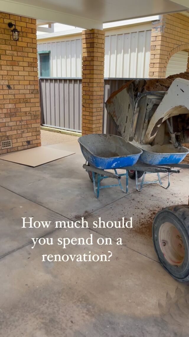 Planning a home renovation can be as thrilling as it is daunting, and the cost? Well, that’s as variable as this Aussie weather! The golden rule here is simple: size and scope are the main cost drivers. So, how do you navigate this financial fog?

[Save this for layer]
 
Start by splitting your renovation wishlist into ‘must-haves’ and ‘nice-to-haves’. Think of it as your renovation menu – mains and desserts. Those drafty doors and tired windows? They’re your main course. The fancy new tiles for the kitchen? Definitely dessert.
 
Always use the market value of your property as a starting point for calculating home renovation costs. As a general rule of thumb, the amount you spend on your renovations should not be more than 🔟% of the current market value of your home. That’s based on cosmetic changes.
 
If we’re talking structural overhauls – then you’re in a different league, with costs potentially gobbling up to 4️⃣0️⃣% of your property’s value.
 
In essence, whether you’re giving your place a bit of a spruce or going all out with a structural transformation, it’s about smart spending.

Follow along for more reno tips. 🔨