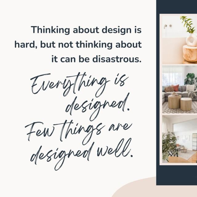 “Thinking about design is hard, but not thinking about it can be disastrous.”
 
Thoughtful design doesn’t need to be expensive. As someone who loves interior aesthetics and functionality, I’ve seen firsthand how a well-designed space can enhance our daily experiences and uplift our spirits.
 
I believe paint fixes everything, and money doesn’t need to be endless. If you can relate to this, then hit like and follow. I’ve got plenty of basic tips to share with you!